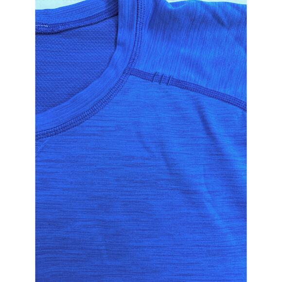 Lululemon Shirt Mens 2XL Blue Long Sleeve Seamless Tech Crew Pullover - Picture 3 of 6